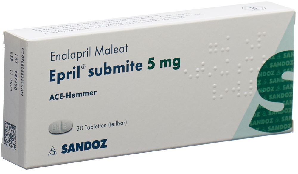 EPRIL submite cpr 5 mg 30 pce