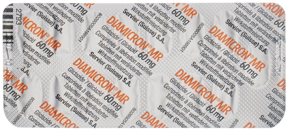 DIAMICRON MR cpr 60 mg 30 pce
