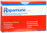RAPAMUNE sol 1 mg/ml fl 60 ml
