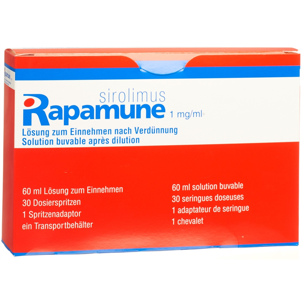 RAPAMUNE sol 1 mg/ml fl 60 ml