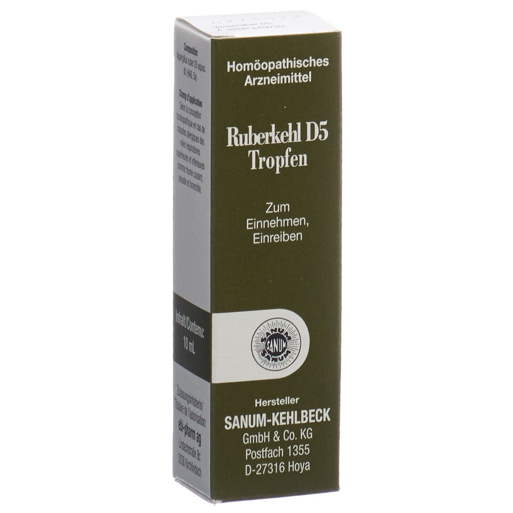 Ruberkehl D5, Tropfen zum Einnehmen und Einreiben