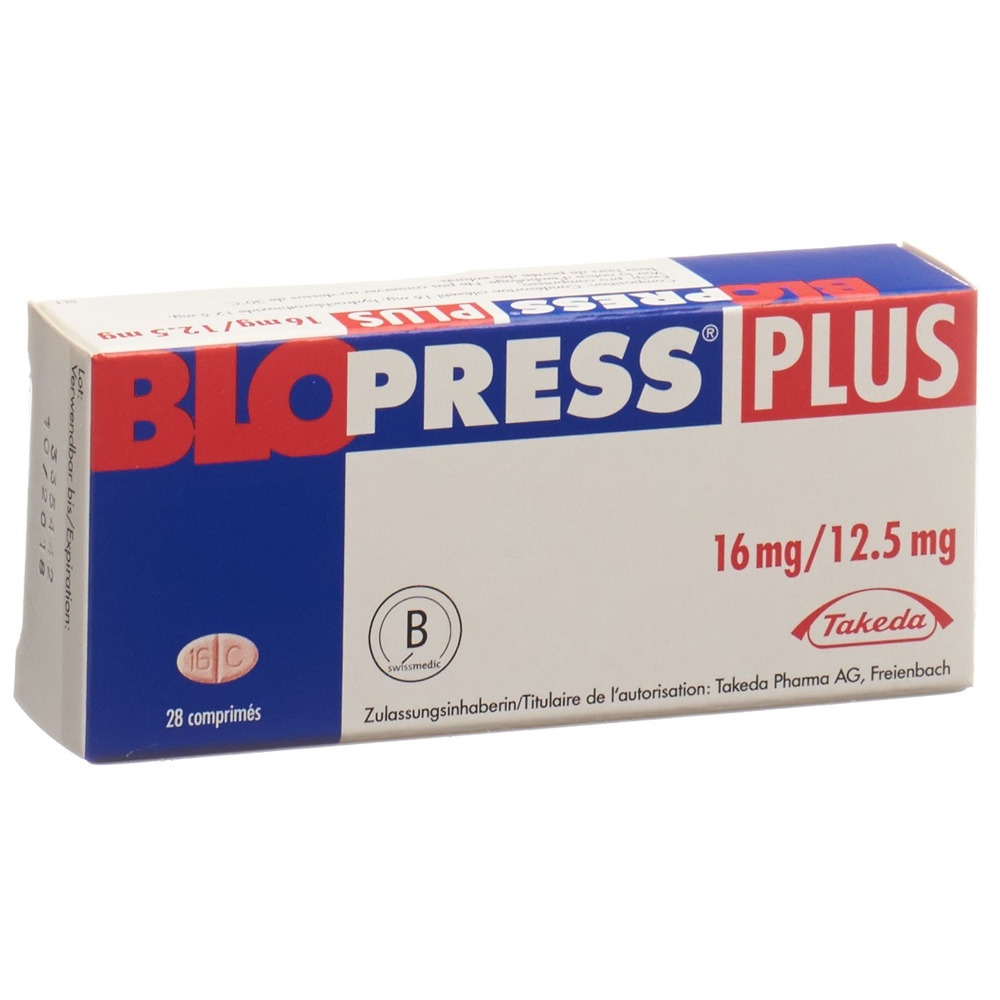 BLOPRESS plus cpr 16/12.5 mg 28 pce