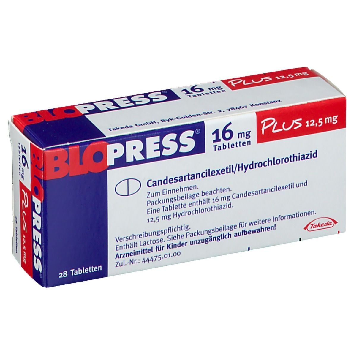 BLOPRESS plus cpr 16/12.5 mg 28 pce