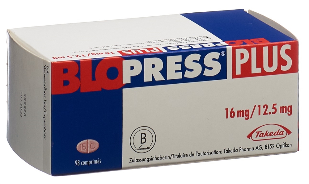 Blopress Plus 16/12.5 mg, Tabletten