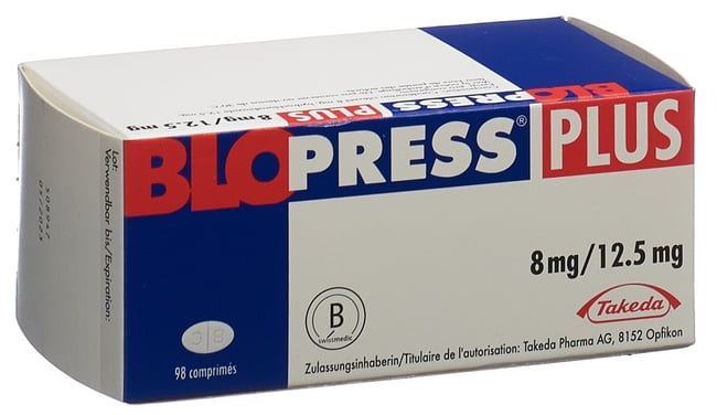 BLOPRESS plus cpr 8/12.5 mg 98 pce