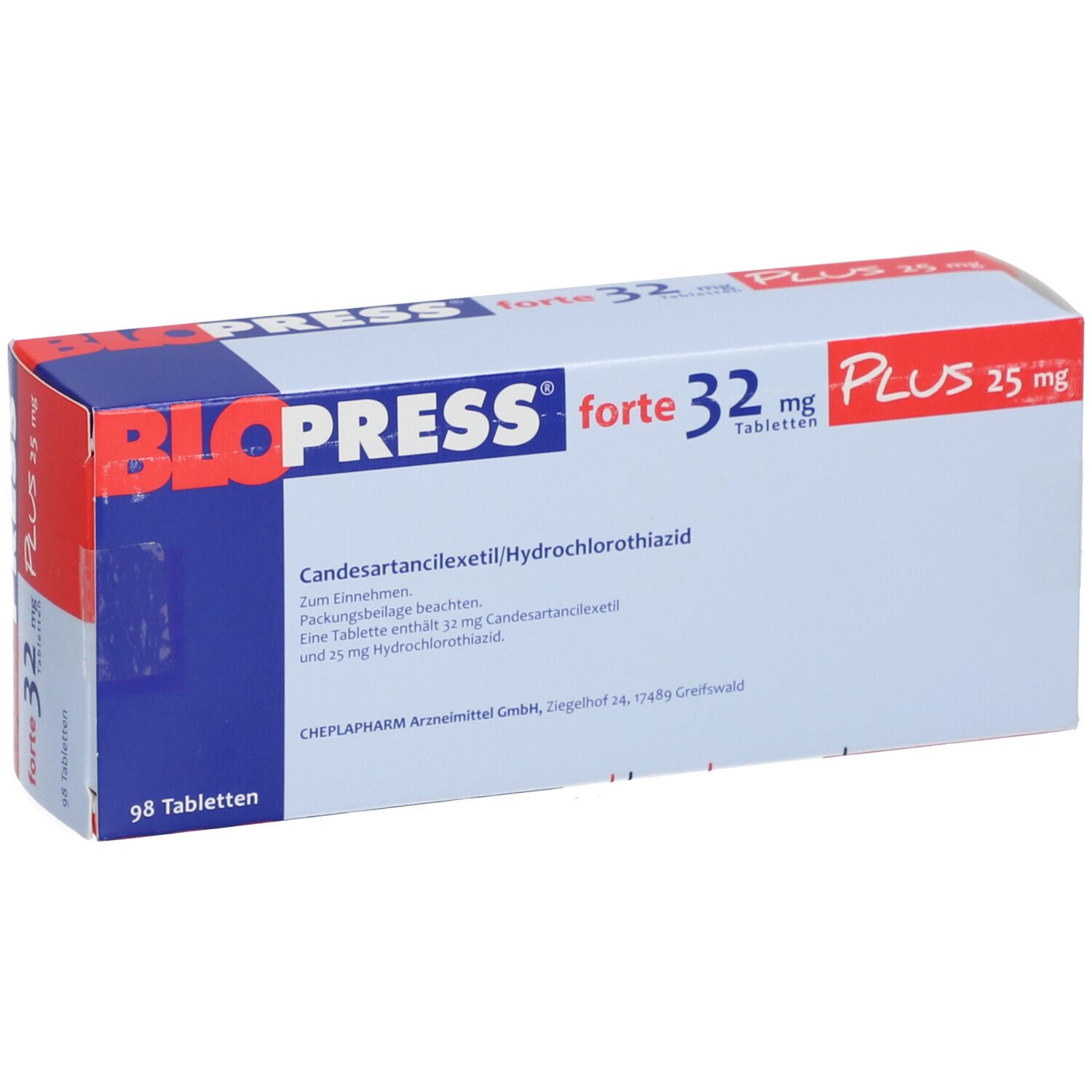 BLOPRESS plus cpr 32/25 mg 98 pce