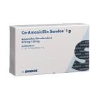 CO-AMOXICILLINE Sandoz cpr pell 1 g 12 pce