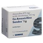 CO-AMOXICILLINE Sandoz cpr pell 1 g 20 pce