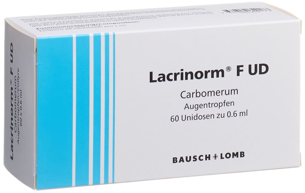 LACRINORM F UD gtt opht 60 unidos 0.6 ml