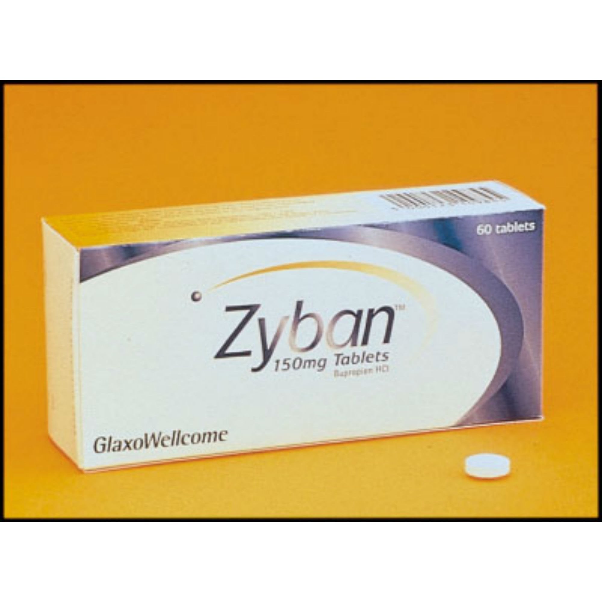 ZYBAN cpr ret 150 mg 60 pce