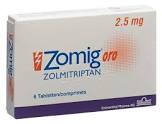 ZOMIG oro cpr 2.5 mg 6 pce