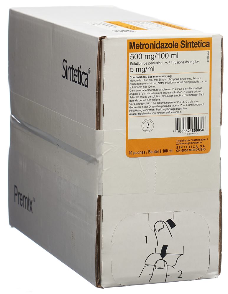 Metronidazole Sintetica, soluzione per infusione