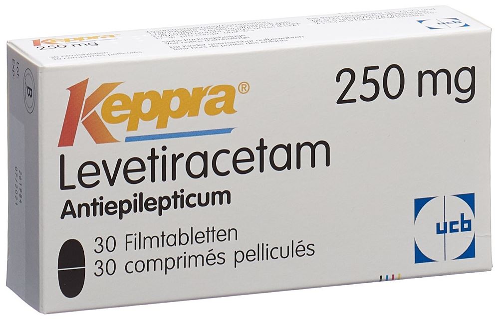 KEPPRA cpr pell 250 mg 30 pce