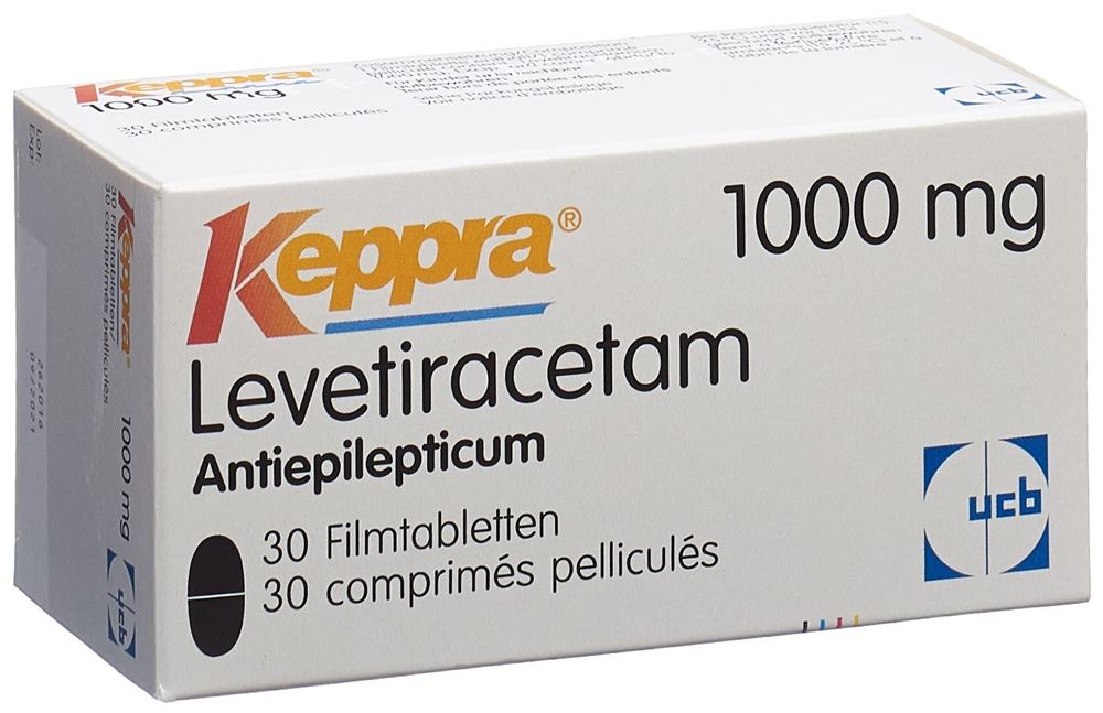 Keppra 1000 mg, comprimés pelliculés