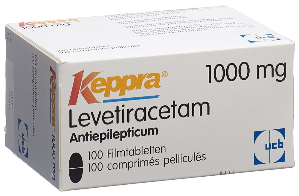Keppra 1000 mg, comprimés pelliculés