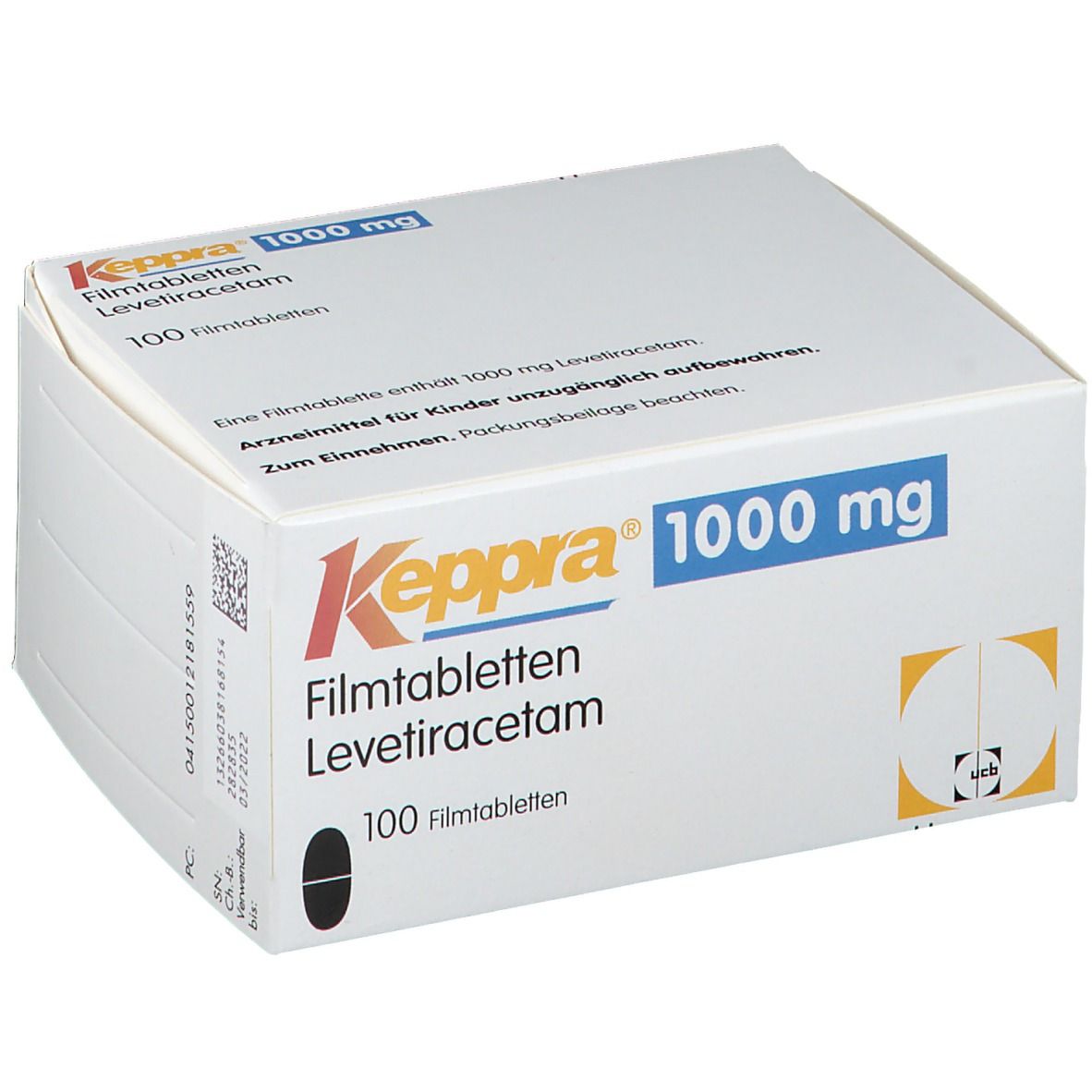 KEPPRA cpr pell 1000 mg 2 x 100 pce