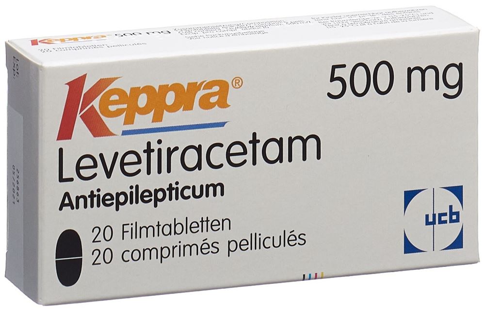 Keppra 500 mg, comprimés pelliculés