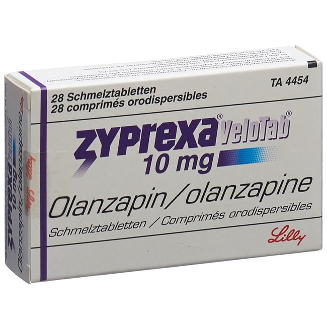 ZYPREXA Velotab cpr orodisp 10 mg 28 pce