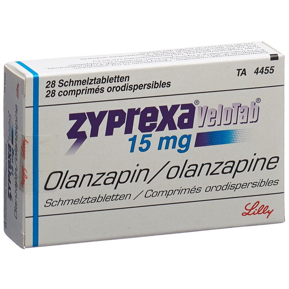 Zyprexa Velotab 15 mg, Schmelztabletten