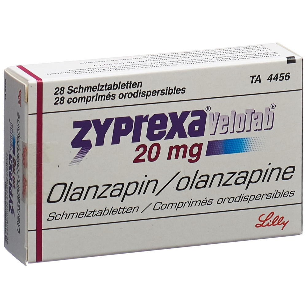 ZYPREXA Velotab cpr orodisp 20 mg 28 pce