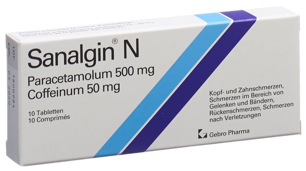 SANALGIN N cpr 10 pce