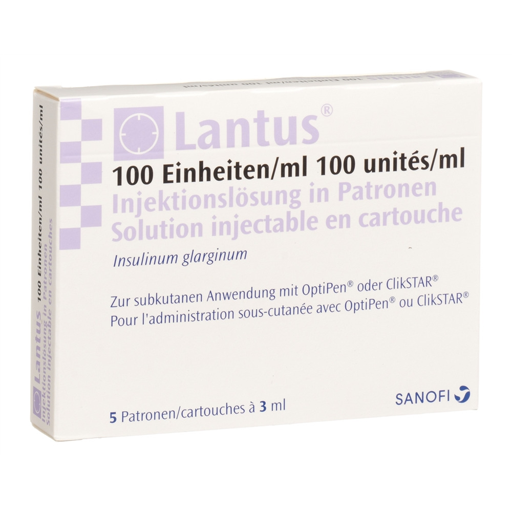 LANTUS 100 U/ml AllStar Pro/JuniorStar 5 x 3 ml