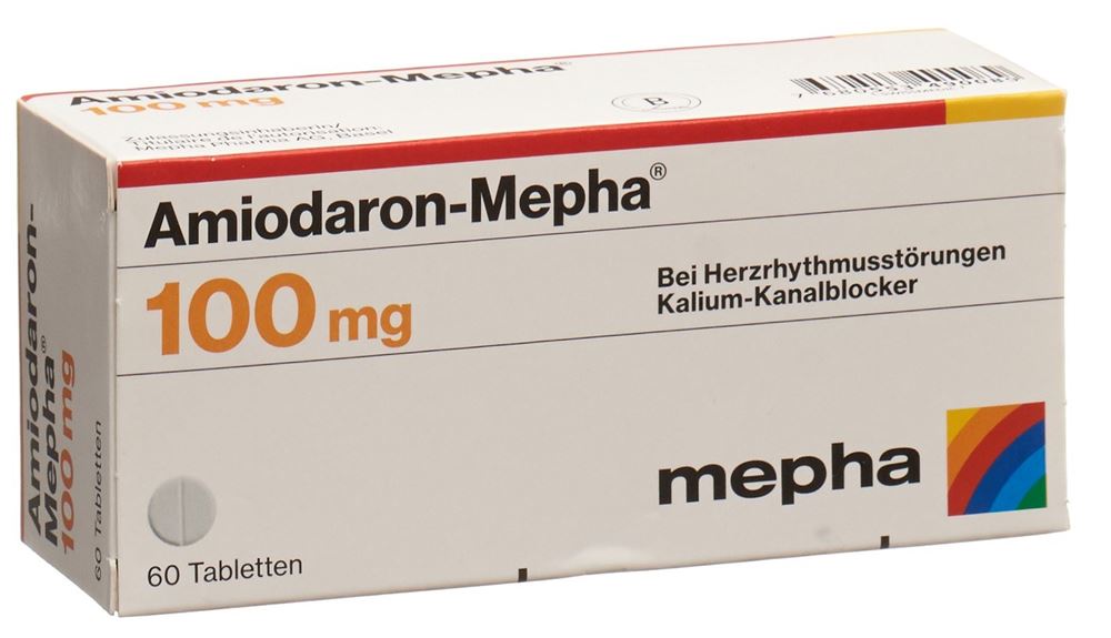 Amiodaron-Mepha 100 mg, Tabletten