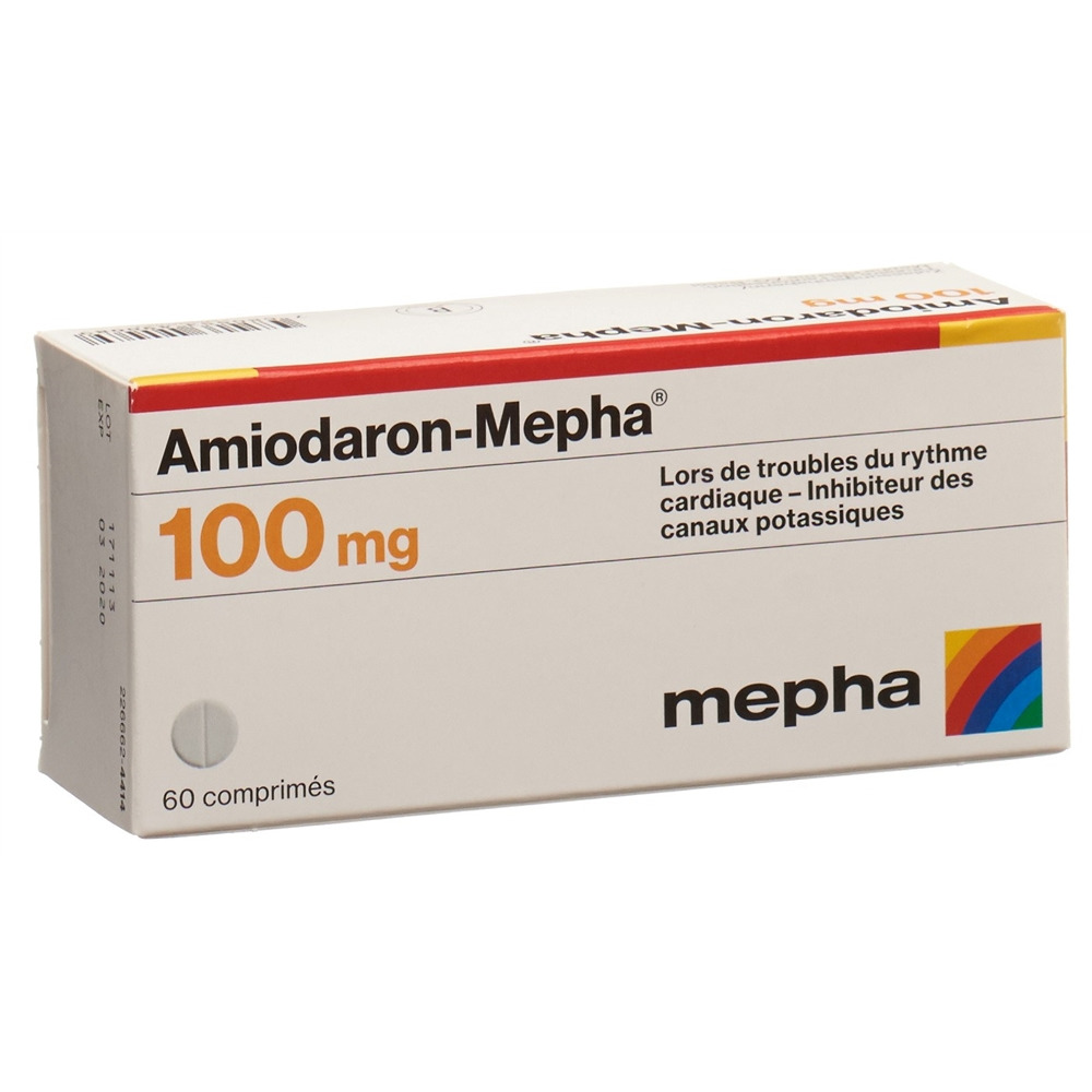 Amiodaron-Mepha 100 mg, Tabletten