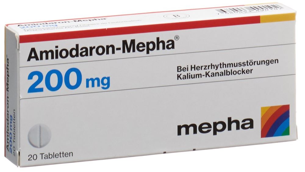 Amiodaron-Mepha 200 mg, Tabletten