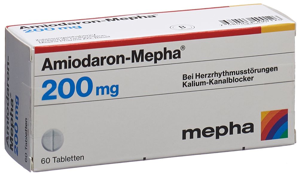 Amiodaron-Mepha 200 mg, Tabletten