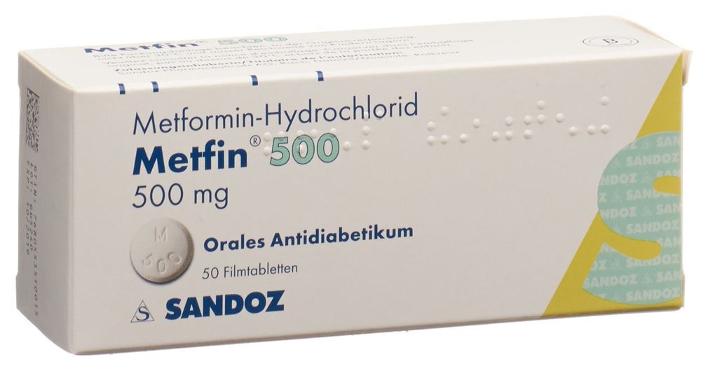 METFIN cpr pell 500 mg 50 pce