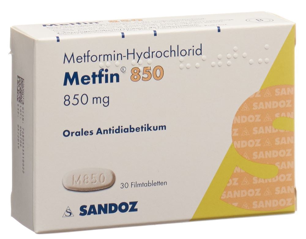 METFIN cpr pell 850 mg 30 pce