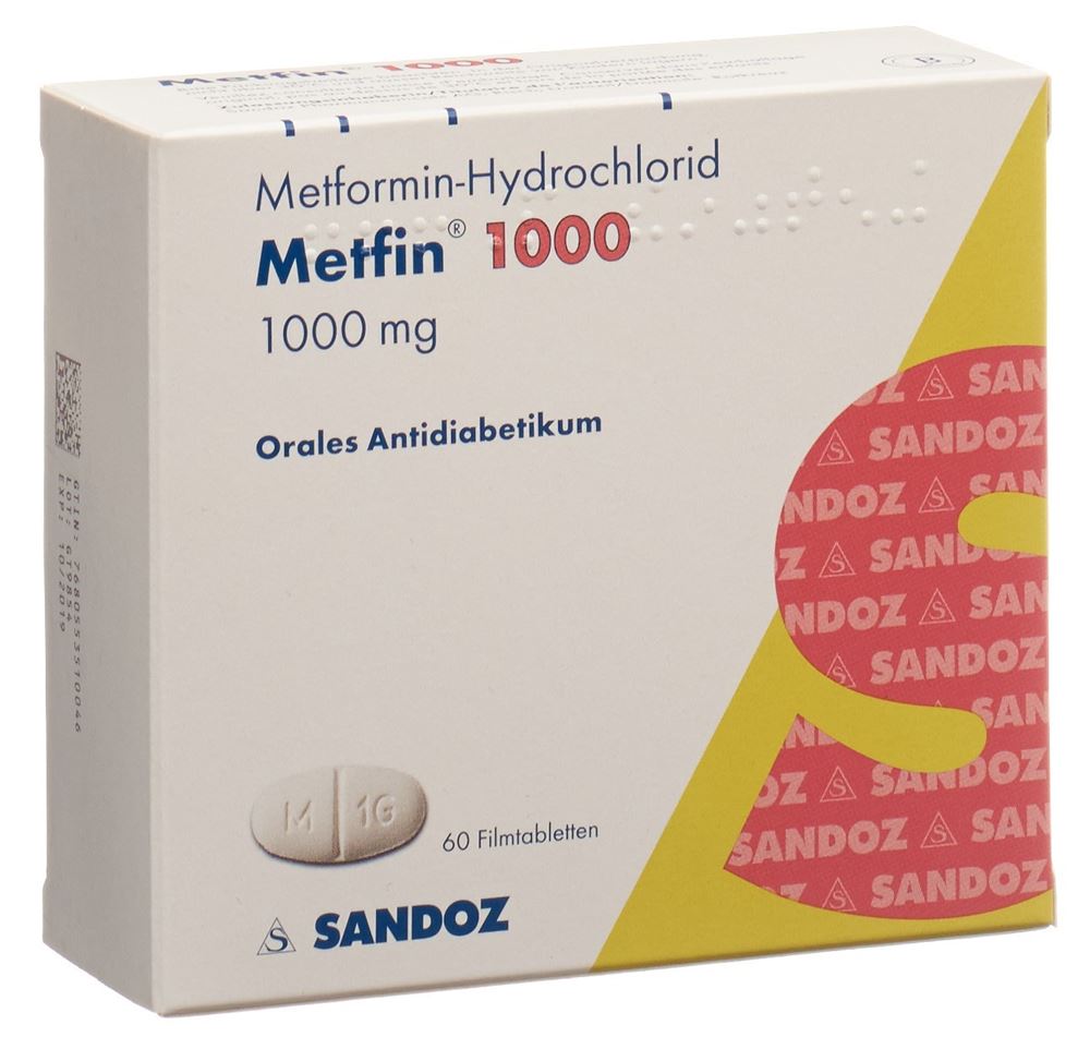 METFIN cpr pell 1000 mg 60 pce
