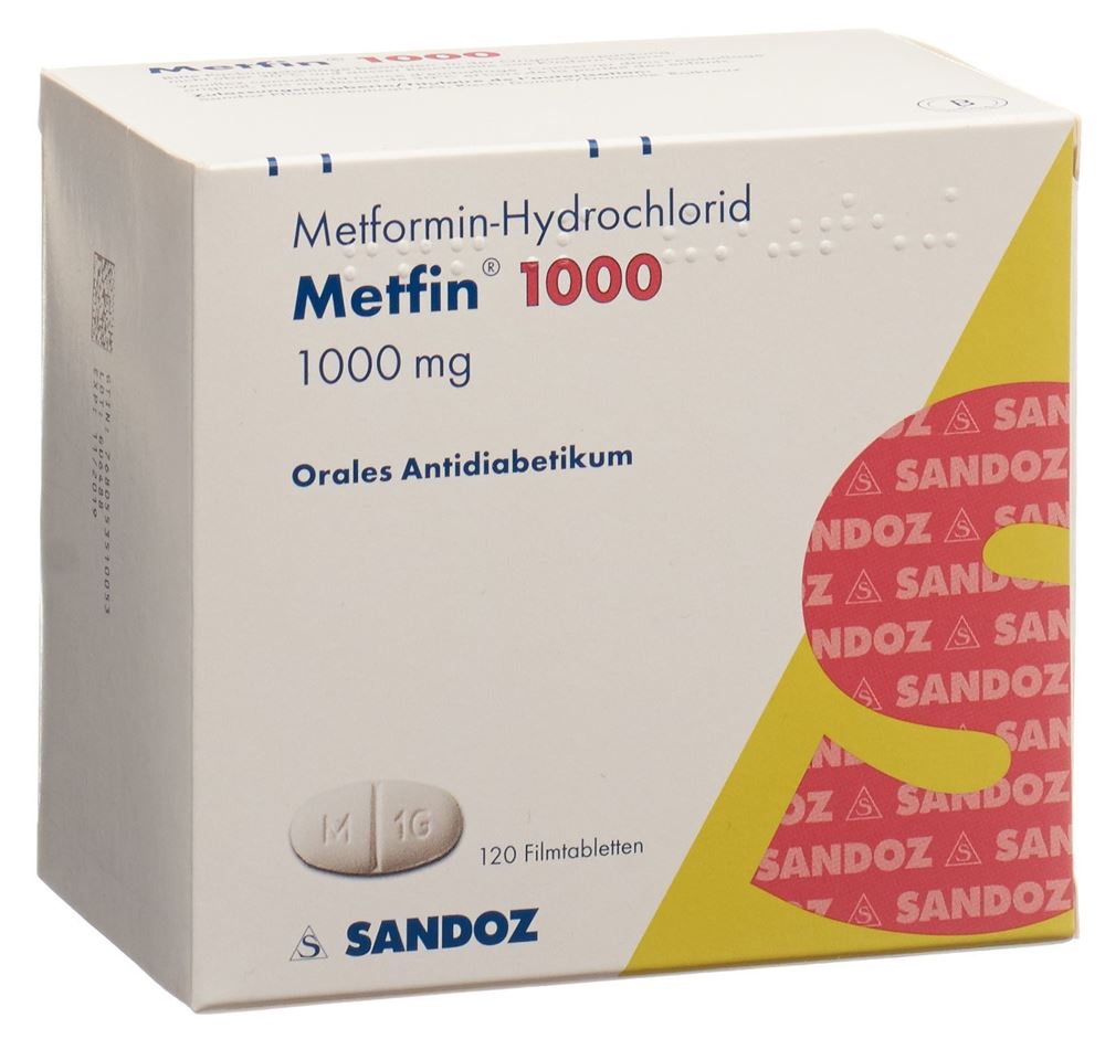 Metfin 1000, Filmtabletten