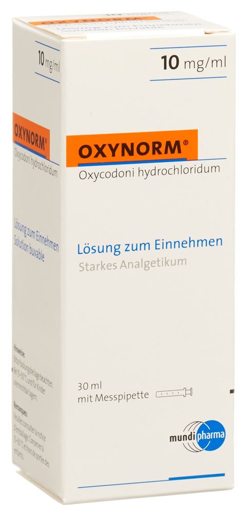 OXYNORM solution buvable 10 mg/ml fl 30 ml