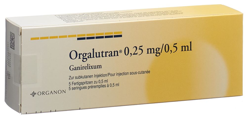 Orgalutran, Injektionslösung in einer Fertigspritze
