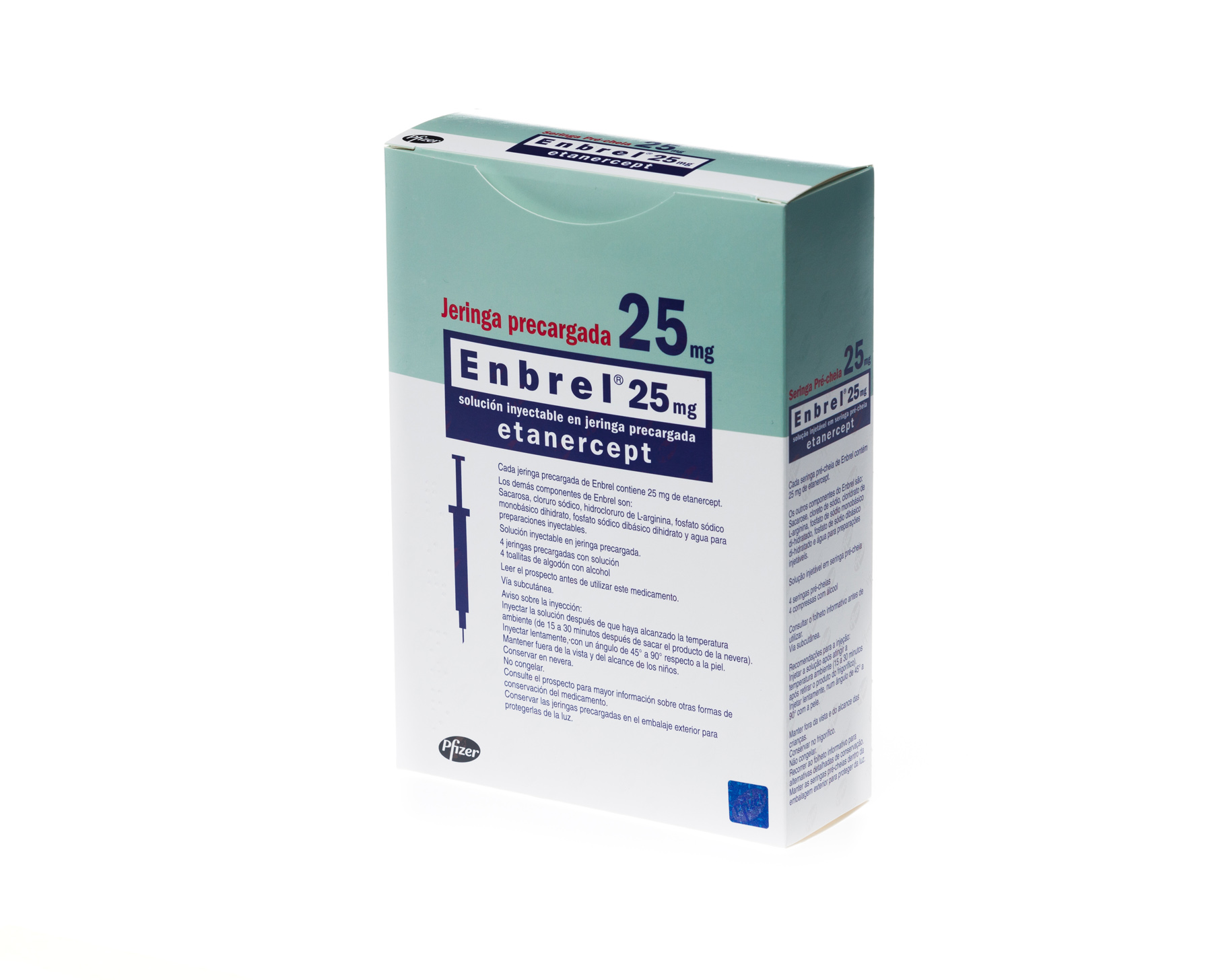 ENBREL subst sèche 25 mg c solv flac 4 pce