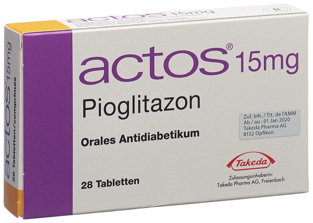 ACTOS cpr 15 mg 28 pce