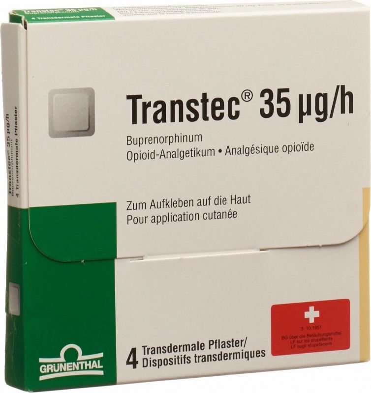 TRANSTEC patch mat 35 mcg/h sach 4 pce