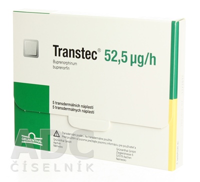TRANSTEC patch mat 52.5 mcg/h sach 8 pce