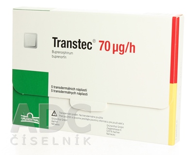 TRANSTEC patch mat 70 mcg/h sach 4 pce