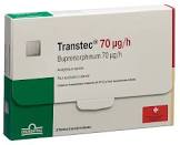 TRANSTEC patch mat 70 mcg/h sach 8 pce