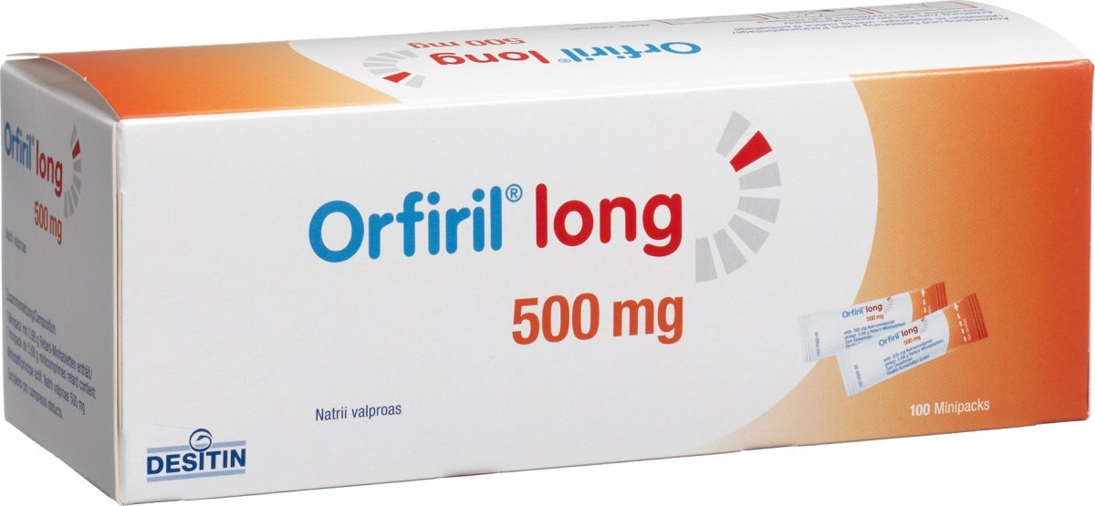ORFIRIL long mini cpr ret 500 mg sach 100 pce