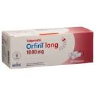 ORFIRIL long mini cpr ret 1000 mg sach 100 pce