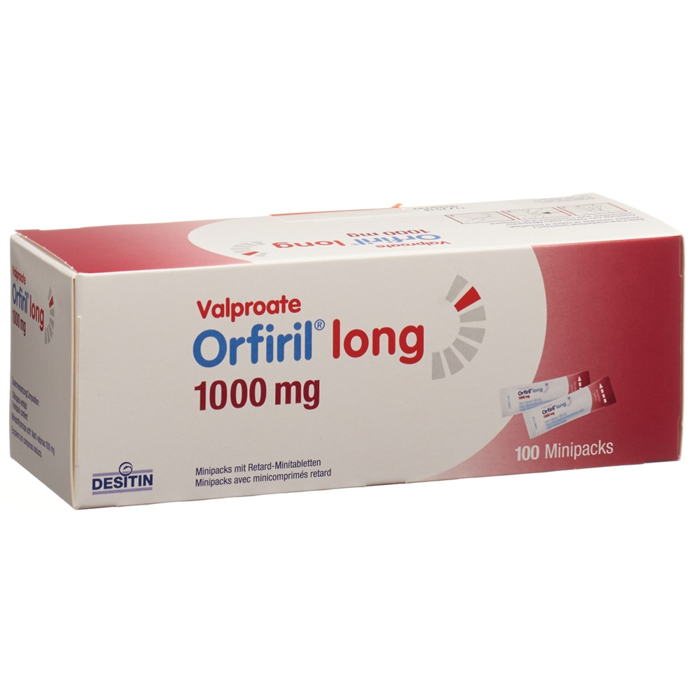 ORFIRIL long mini cpr ret 1000 mg sach 100 pce