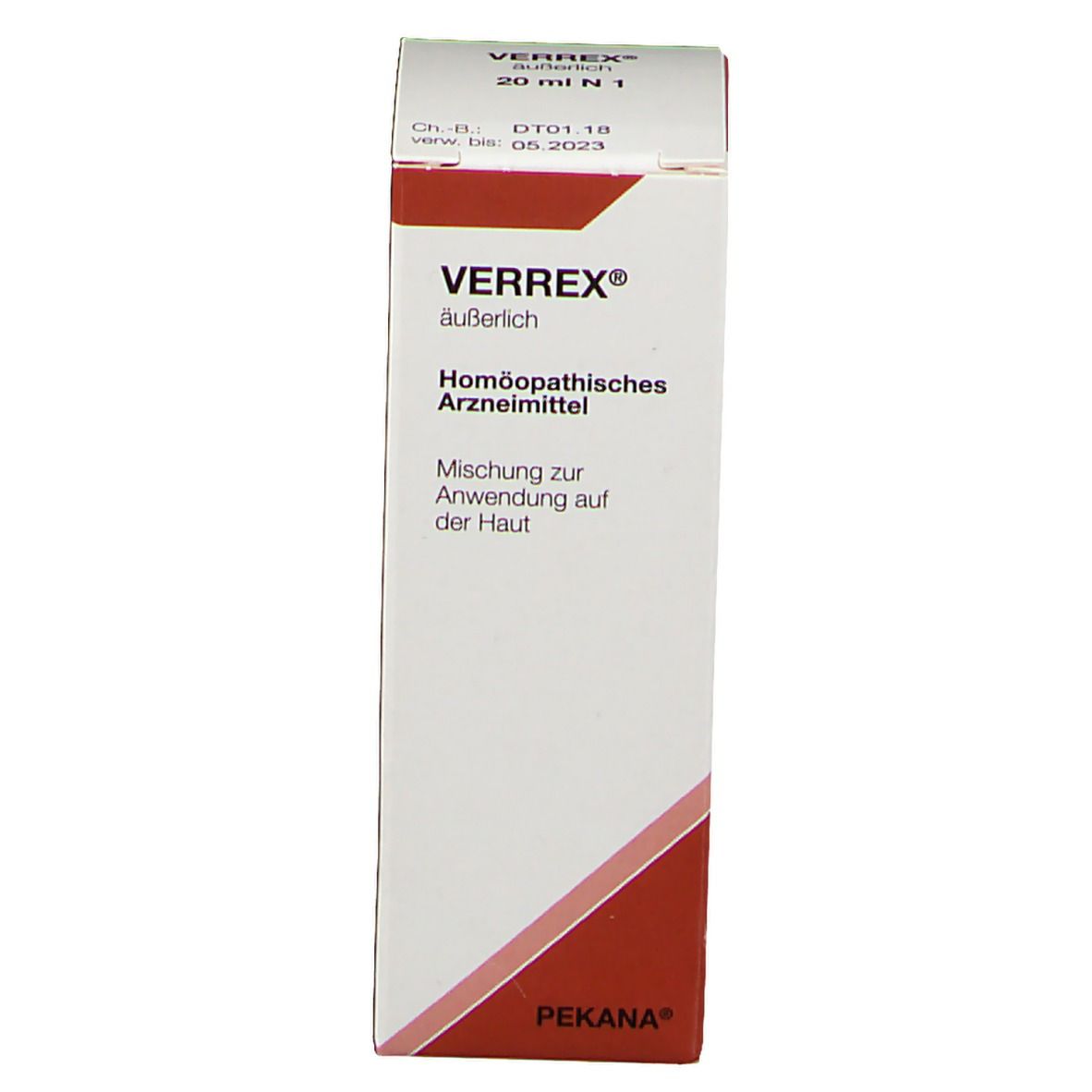 VERINTEX sol cutanée fl 20 ml