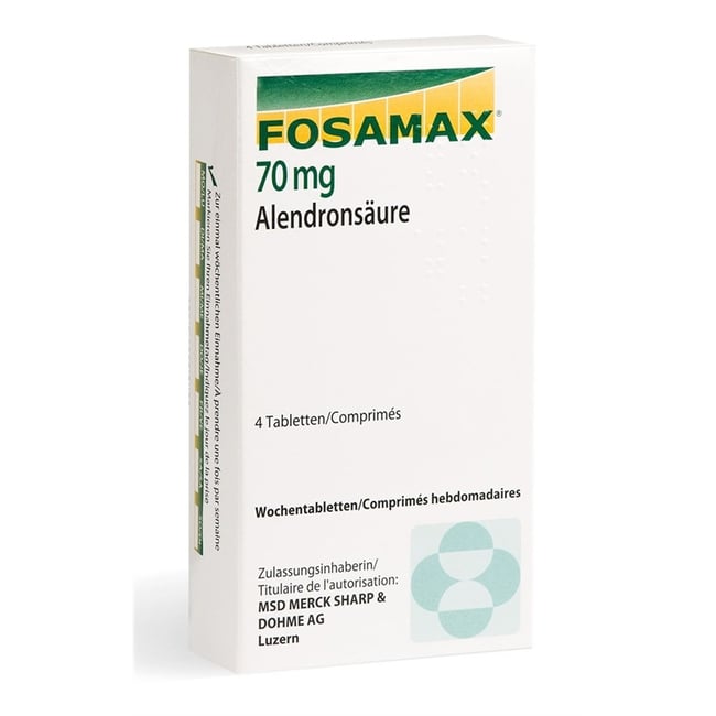 FOSAMAX comprimés hebdomadaires 70 mg 4 pce