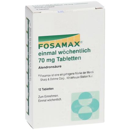 FOSAMAX comprimés hebdomadaires 70 mg 12 pce