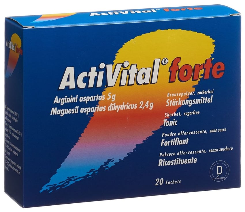 ACTIVITAL forte pdr eff orange limette sach 10 pce