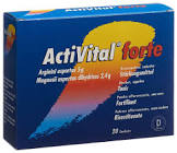 ACTIVITAL forte pdr eff orange limette sach 20 pce